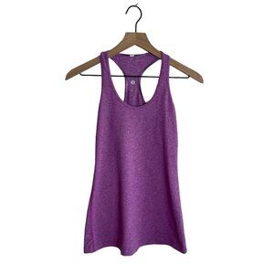 Lululemon Cool Racerback Tank CRB Size 6 Heathered Smoky Rose Women’s Active Top
